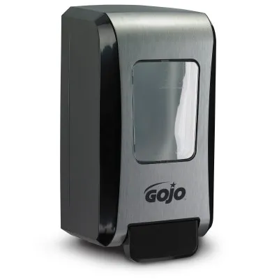 GOJO FMX20 DISP BLK/CHR 6PK - Dispensador GOJO® FMX-20™ Dispensador de jabón en espuma de alta capacidad. Color Negro Gris