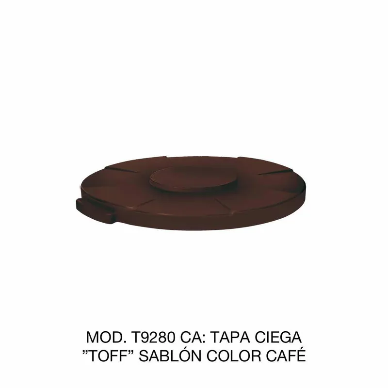 Contenedor de basura TOFF — Tapa Color Café