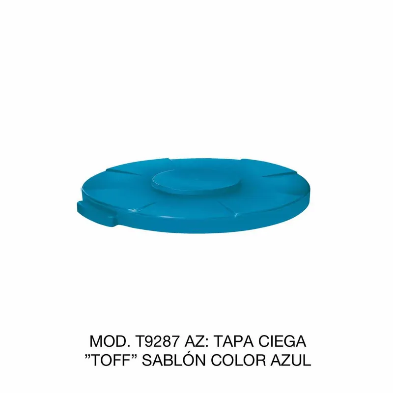 Contenedor de basura TOFF — Tapa Color Azul