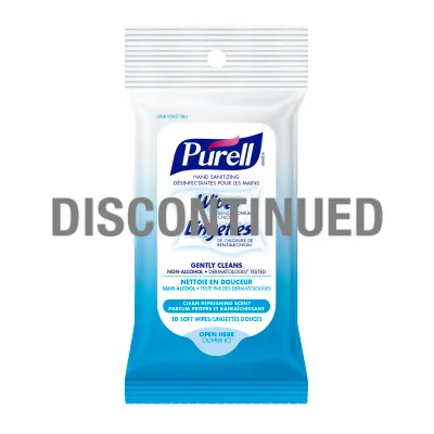 Toallitas Sanitizantes de Manos PURELL® Aroma Limpio y Refrescante (Descontinuado)