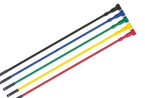 Bastón de Fibra de Vidrio con Portamechudo | Negro | El Castor | 8803K