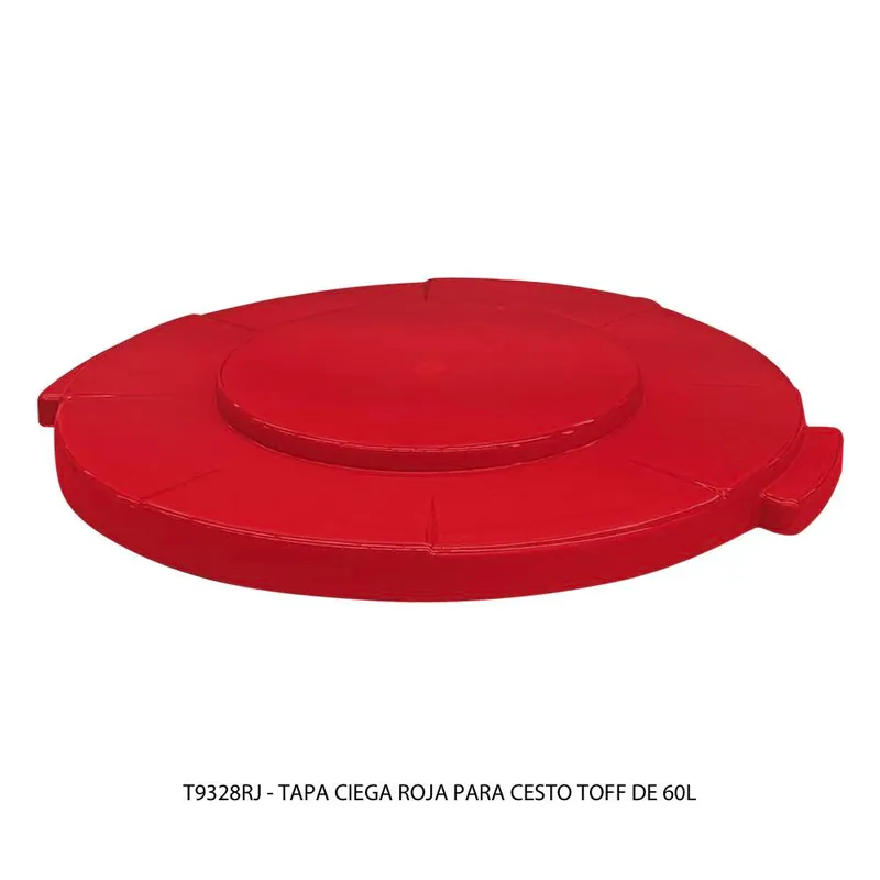 Bote de basura TOFF — Tapa Color Rojo