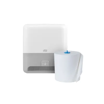 Tork Matic® Dispensador de Toallas de papel en rollo para manos con Sensor + Caja con 6 rollos 180 m c/u