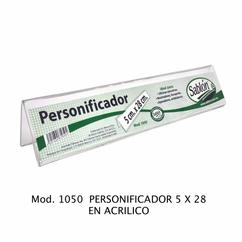 Personificador — 28 x 5 x 5