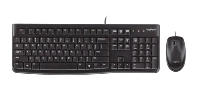 Kit Logitech teclado/mouse MK120 cableado USB