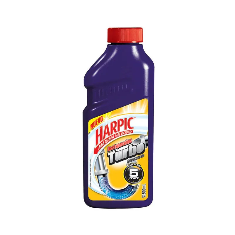 Harpic liq. Turbo 500 ml DISCONTINUO !Hasta agotar existencias!